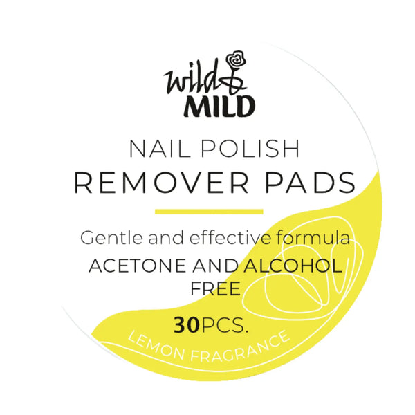 Wild & Mild Acetone-free Nail Polish Remover Pads Citrus