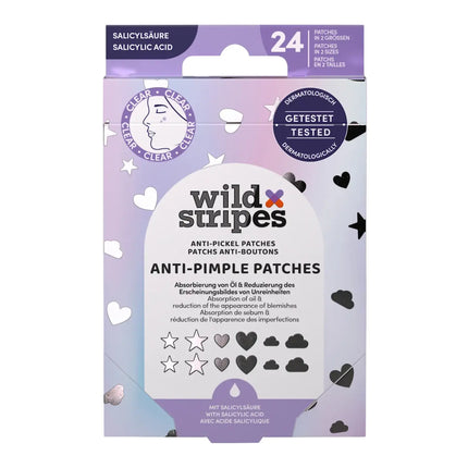 Wild Stripes Ant-Pimple Patches Holo Clear