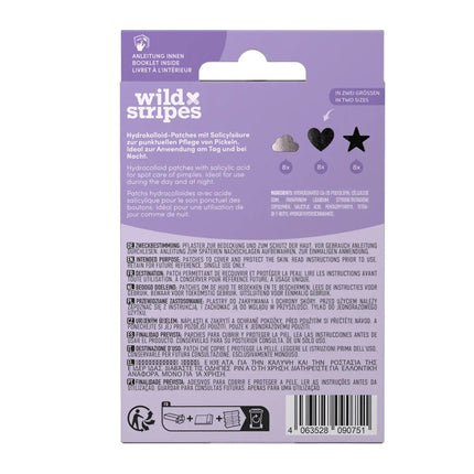 Wild Stripes Ant-Pimple Patches Holo Clear