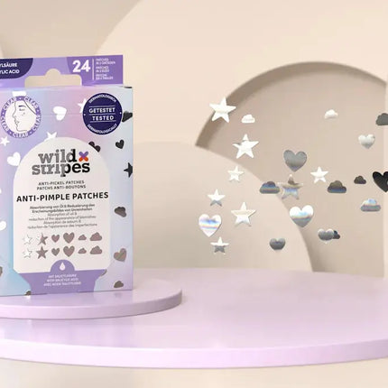 Wild Stripes Ant-Pimple Patches Holo Clear