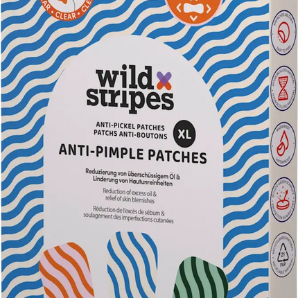 Wild Stripes Ant-Pimple Patches XL