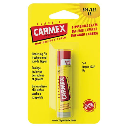 Carmex Moisturizing Lip Balm Classic Stick SPF15
