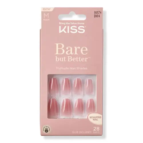 Kiss Bare But Better Nails Nude Nude