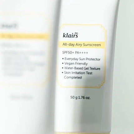 Klairs All-day Airy Sunscreen SPF50+