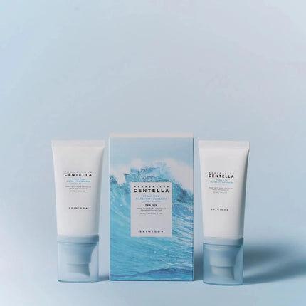 SKIN1004 Madagascar Centella Hyalu-Cica Water-Fit Sun Serum Twin Pack SPF50+